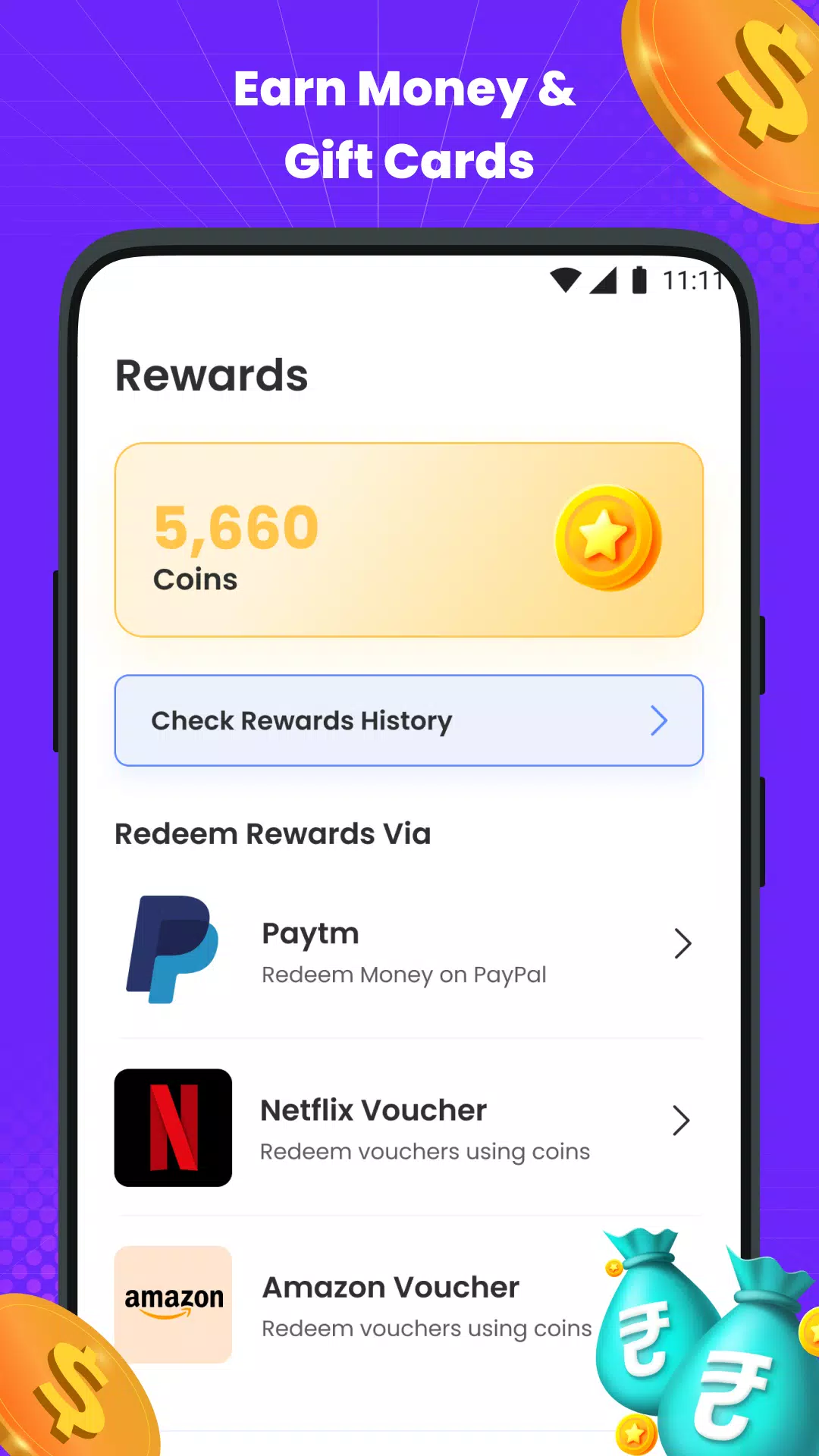 mGamer – Earn Money, Gift Card 스크린샷 2