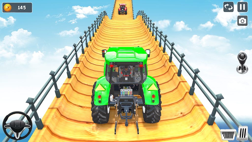 Mega Ramp Tractor Stunt Game Screenshot 1