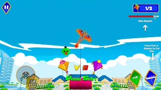 Pipa Layang Kite Flying Game Ảnh chụp màn hình 3