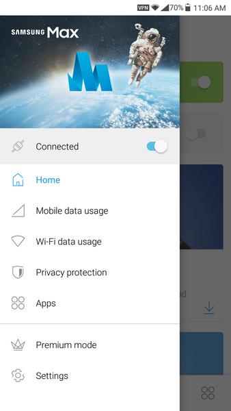 Samsung Max VPN & Data Saver Screenshot 3