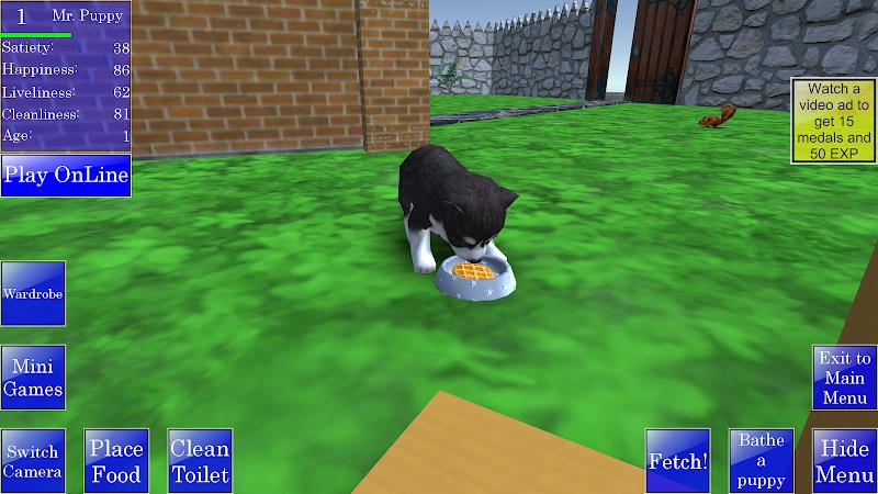 Cute Pocket Puppy 3D Schermafbeelding 1