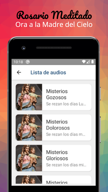Santo Rosario Catolico: Audio应用截图第3张
