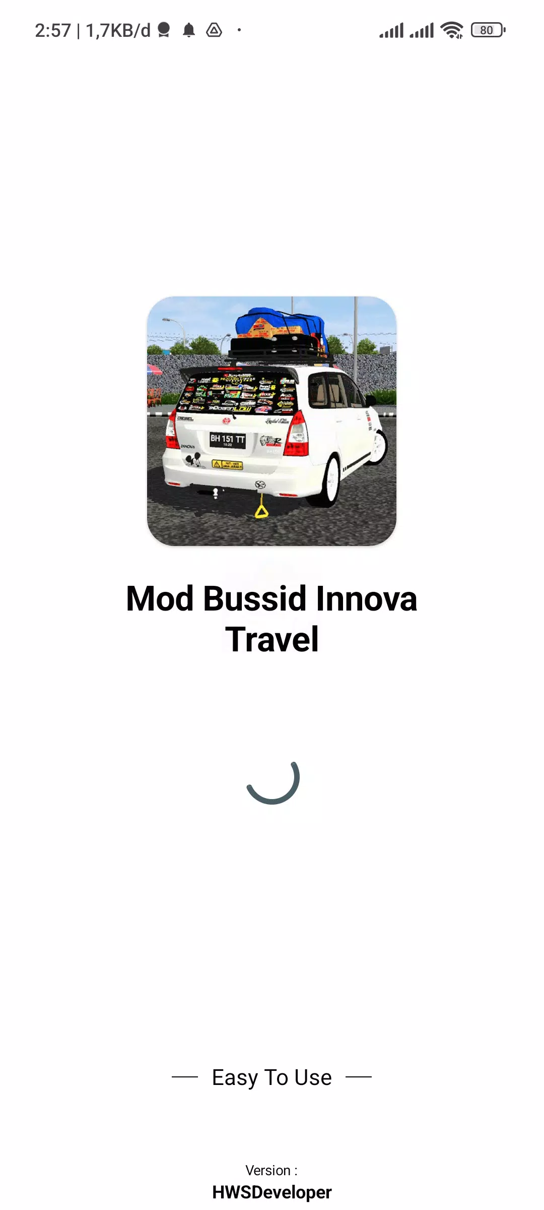 Mod Bussid Innova Travel Captura de pantalla 2