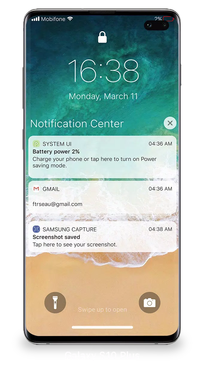 Lock Screen iOS 15 Screenshot 4