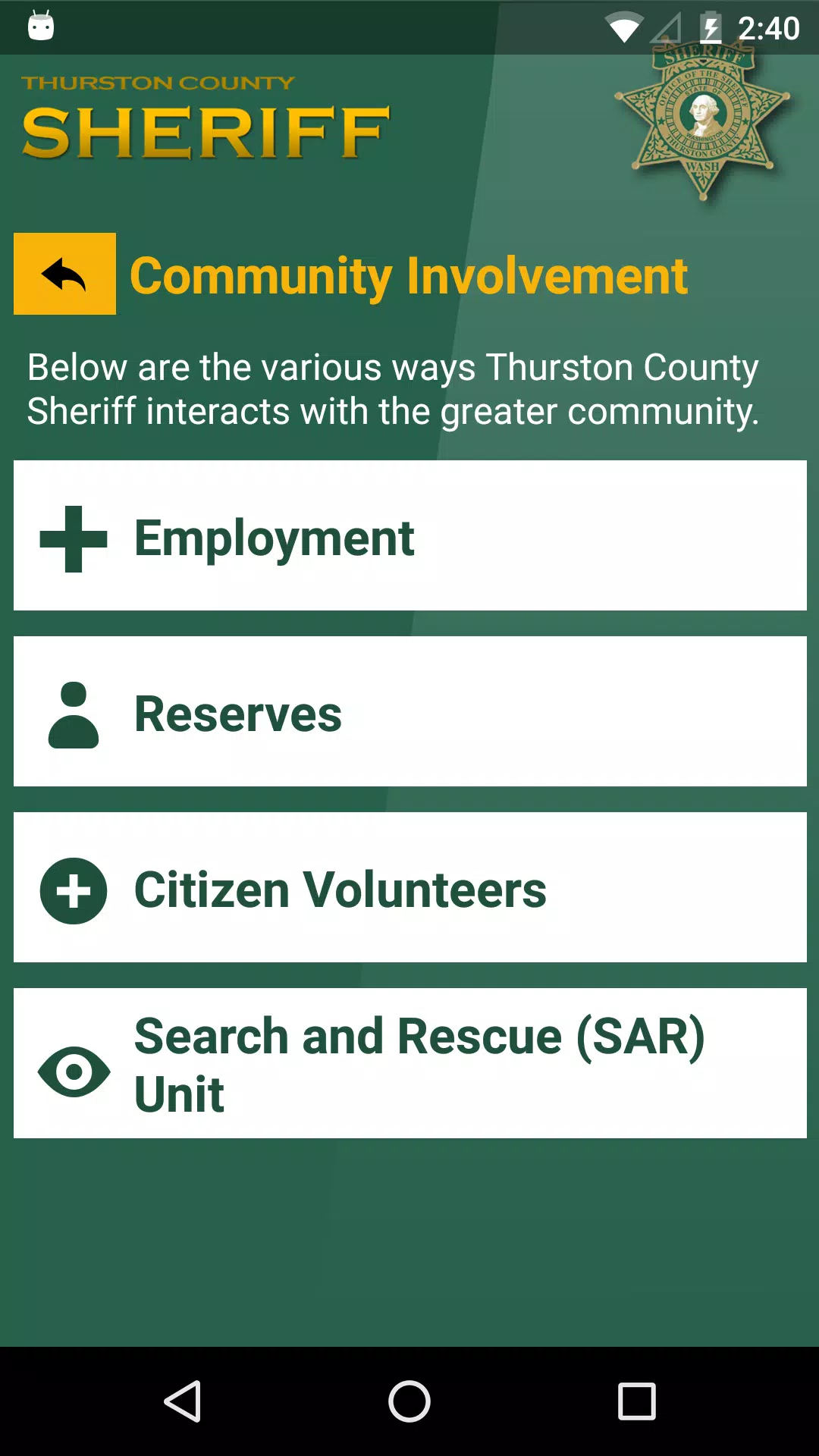 Thurston County Sheriff Schermafbeelding 4