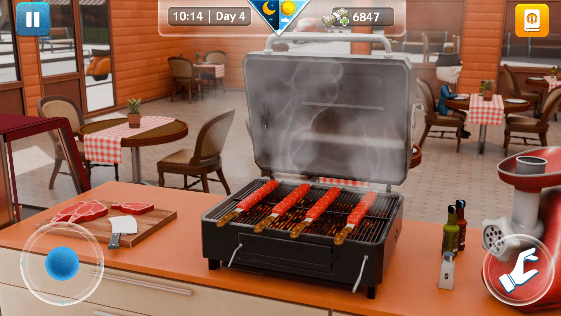 Kebab Food Chef Simulator Game Schermafbeelding 1