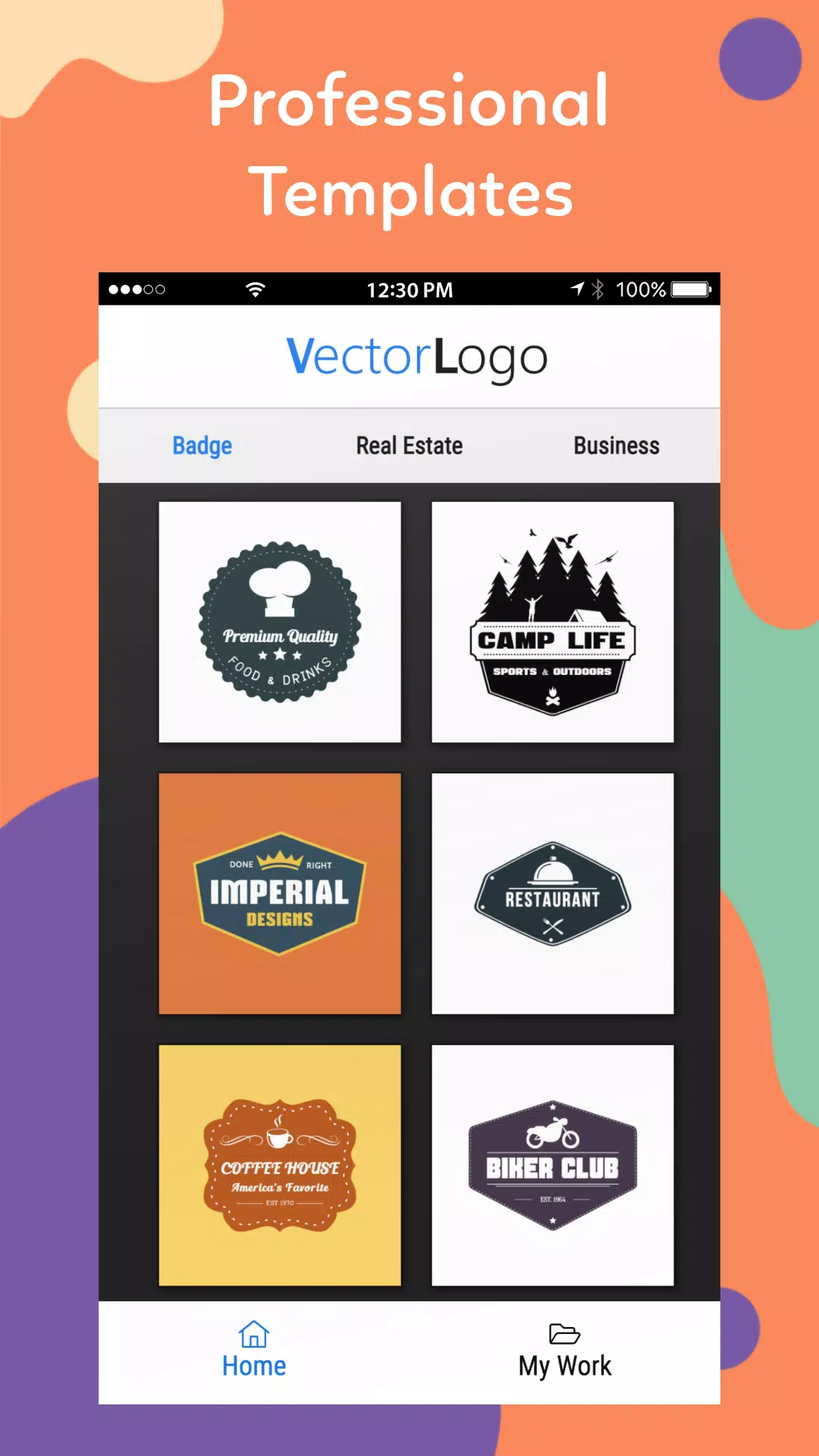 Vector Logo Maker स्क्रीनशॉट 1