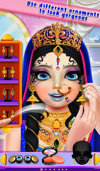Schermata Indian Gopi Doll Fashion Salon 4