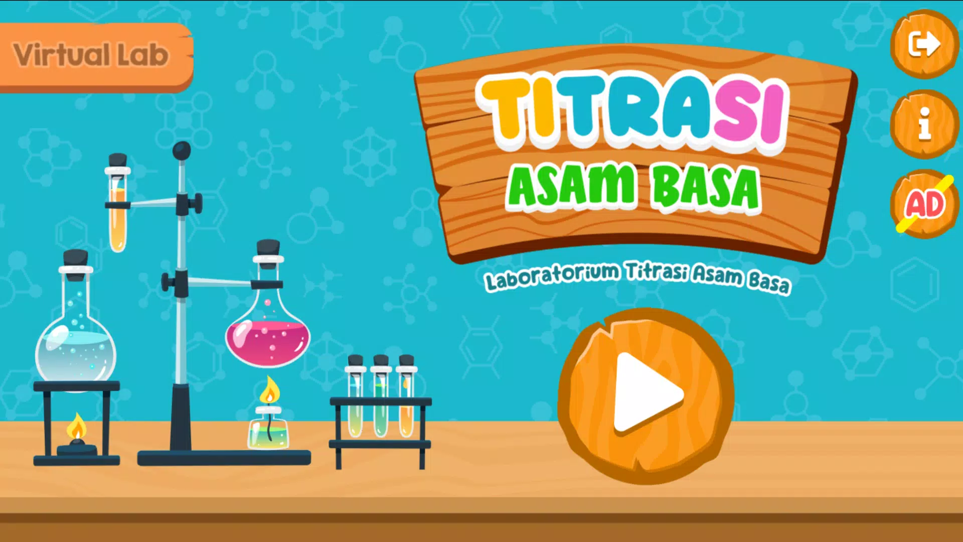 Virtual Lab Titrasi Asam Basa ภาพหน้าจอ 1