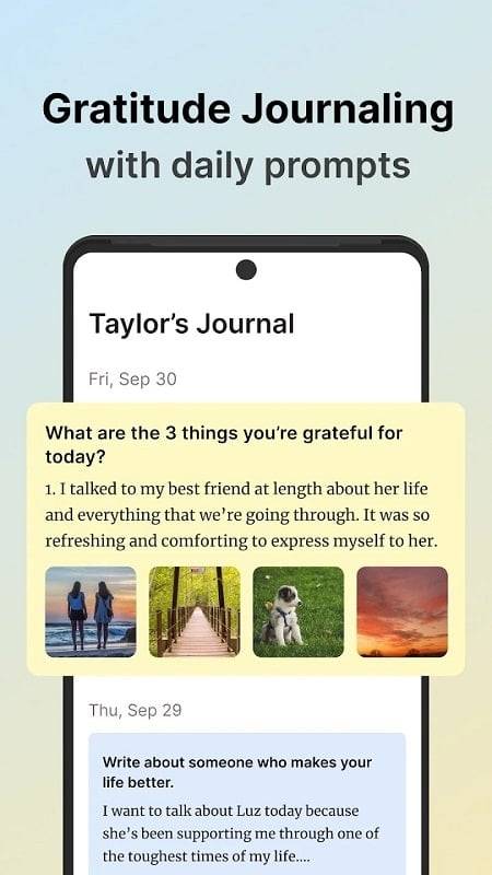 Gratitude: Self-Care Journal スクリーンショット 2