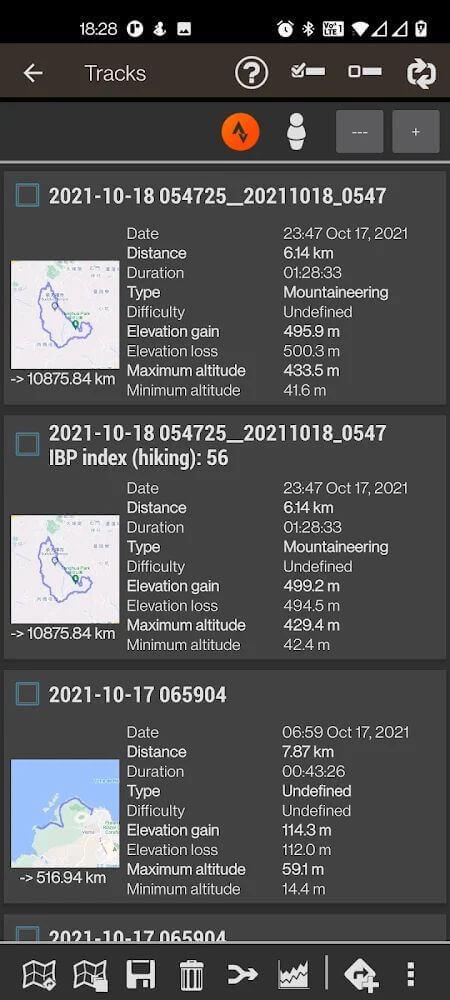 OruxMaps GP ภาพหน้าจอ 2