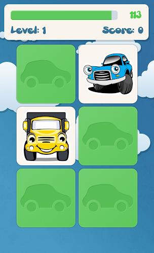 Schermata Cars memory game for kids 2