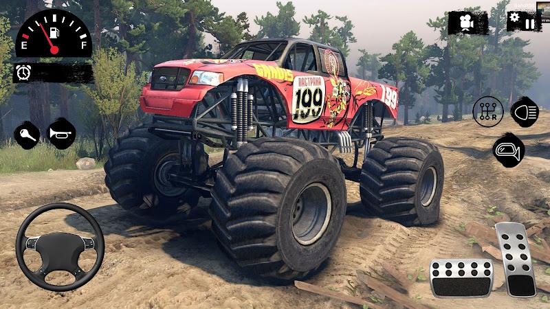 Hillock Monster Truck Driving 스크린샷 1