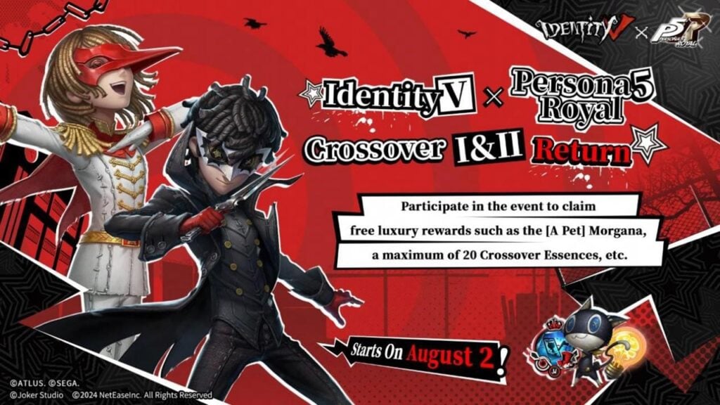 Persona 5 Thieves Identity V သို့ ပြန်သွားရန်။