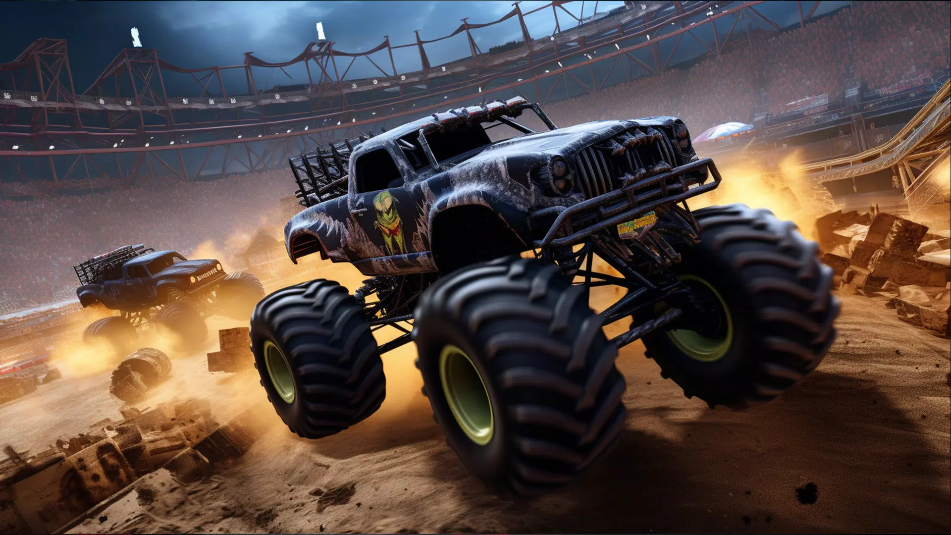 Crazy Monster Truck Games Zrzut ekranu 2