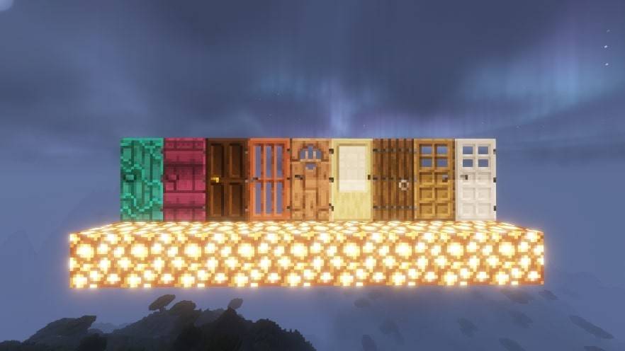 Minecraft中的门类型