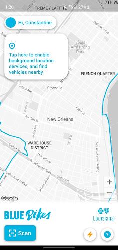 Blue Bikes Nola Tangkapan skrin 1