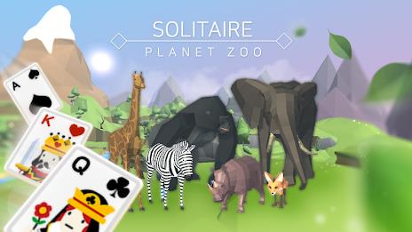 Solitaire : Planet Zoo Zrzut ekranu 1