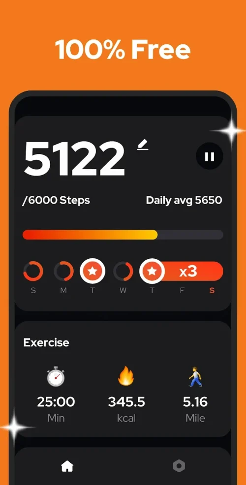 Step Counter - Pedometer スクリーンショット 1