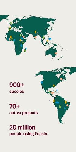 Ecosia: Busca, planta árboles. Captura de pantalla 4