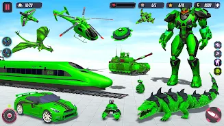 Animal Crocodile Robot Games スクリーンショット 1