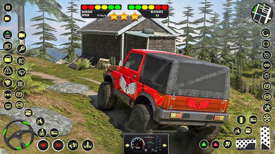 US Offroad Fury Car Driving 3D Schermafbeelding 3