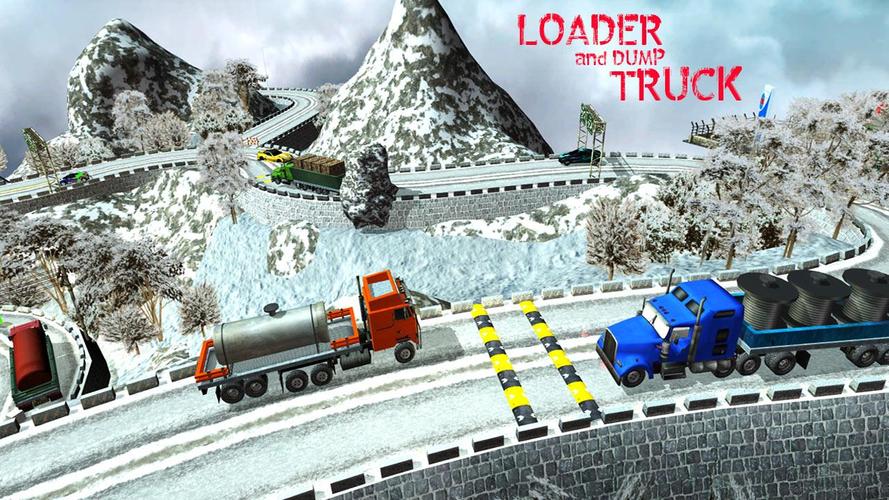 Truck Driving Uphill Simulator Schermafbeelding 2