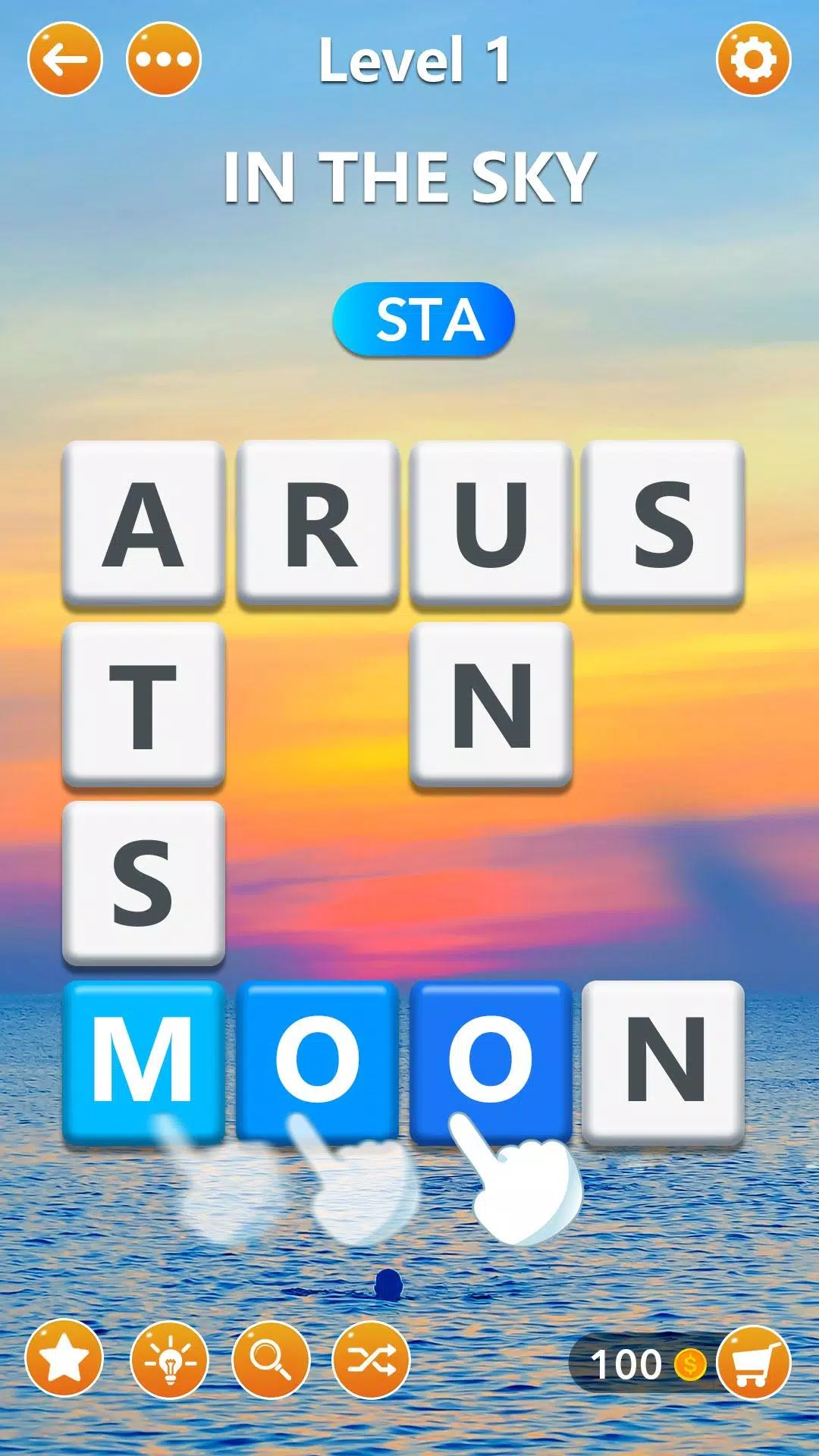 Word Blocks Puzzle - Offline-W Screenshot 3