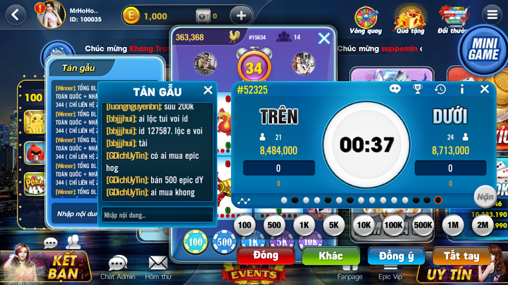 Schermata Epic JackPot: Đại gia Game bai Club 4