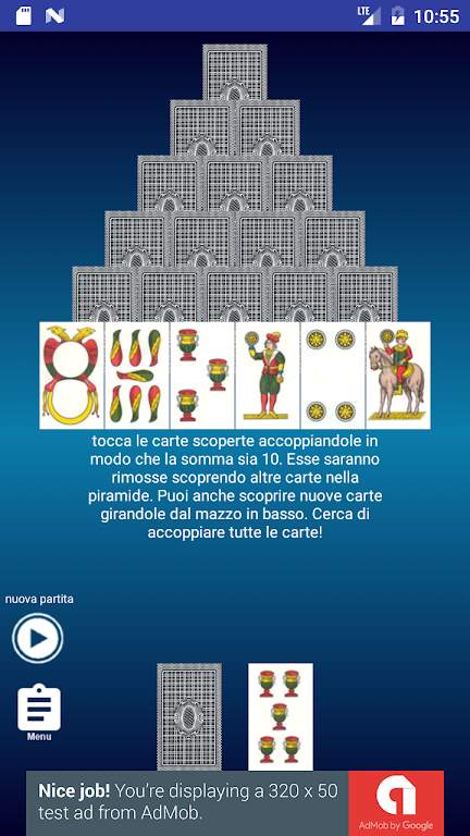 Solitario Piramide Schermafbeelding 1