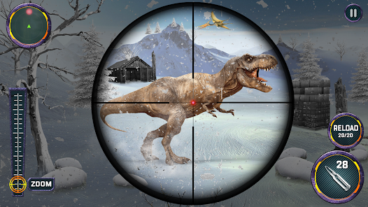 Dino Hunter Sniper 3d: Dinosaur Free FPS Shooting应用截图第1张