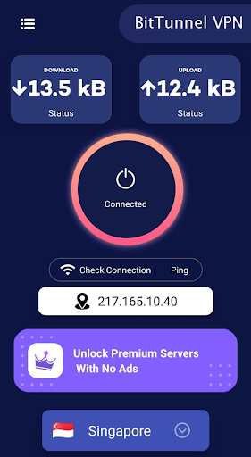 BitTunnel VPN –Secure Internet Tangkapan skrin 3