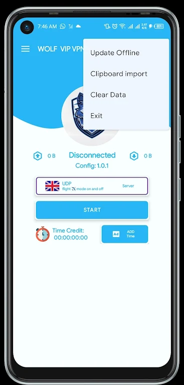 WOLF VIP VPN Tangkapan skrin 3