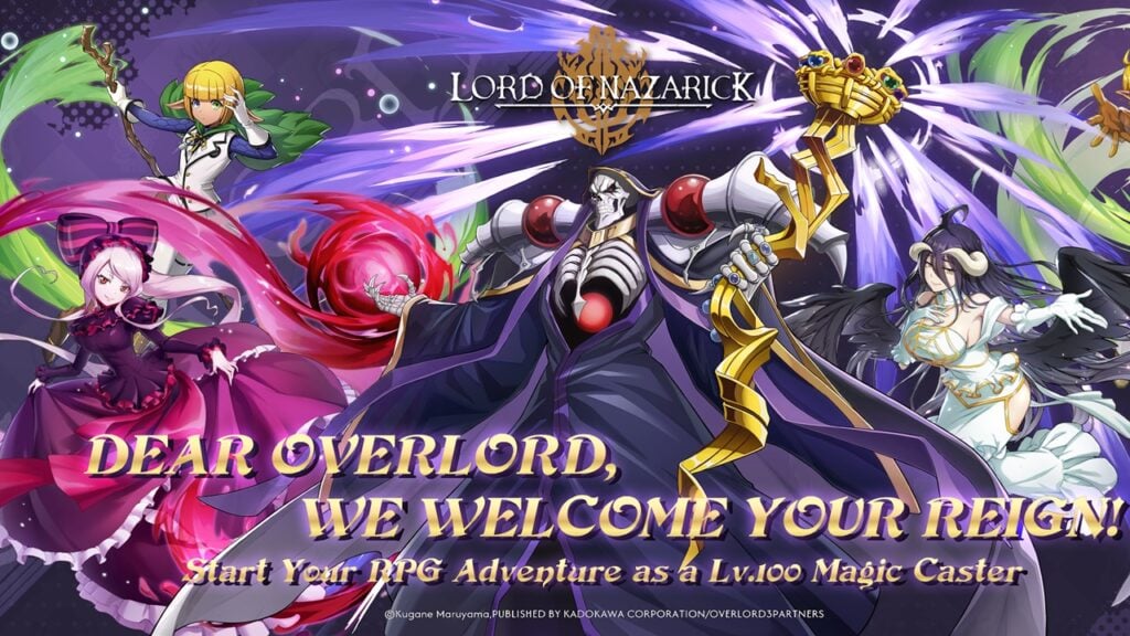 Crunchyroll annonce un jeu mobile Overlord Lord of Nazarick, la pré-inscription maintenant en direct