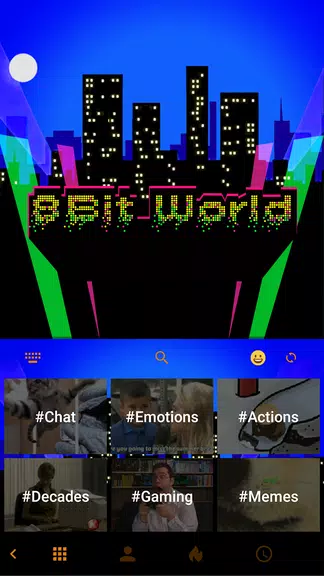 bitworld Keyboard Theme Schermafbeelding 3