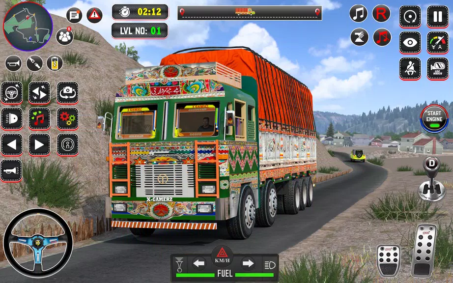 Cargo Truck Driving Games 3D Captura de pantalla 1