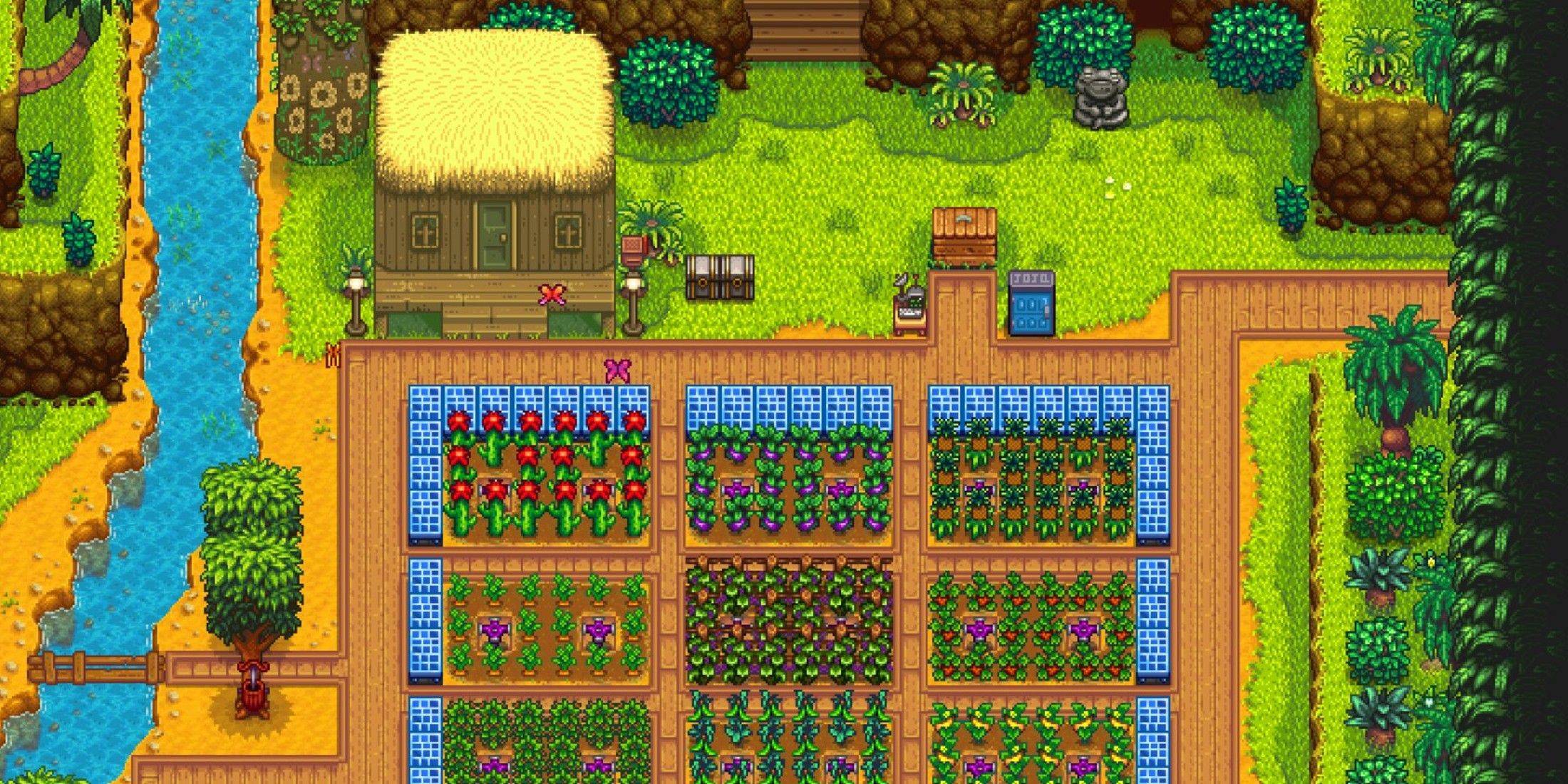 Stardew Valley Player는 턱을 떨어 뜨린 농장을 선보입니다.