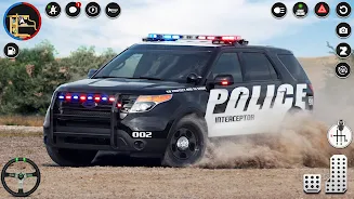 SUV Police Car Chase Cop Games Ekran Görüntüsü 1