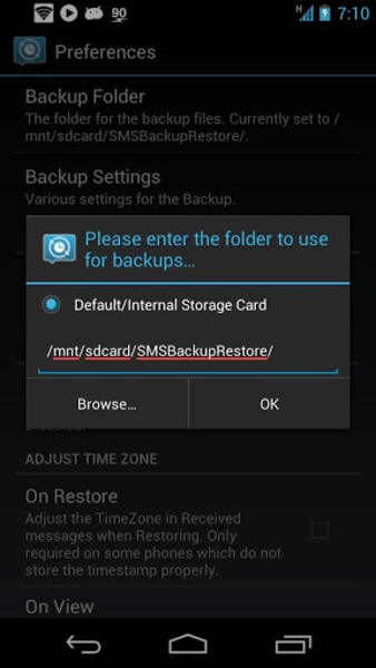 SMS Backup & Restore Screenshot 1