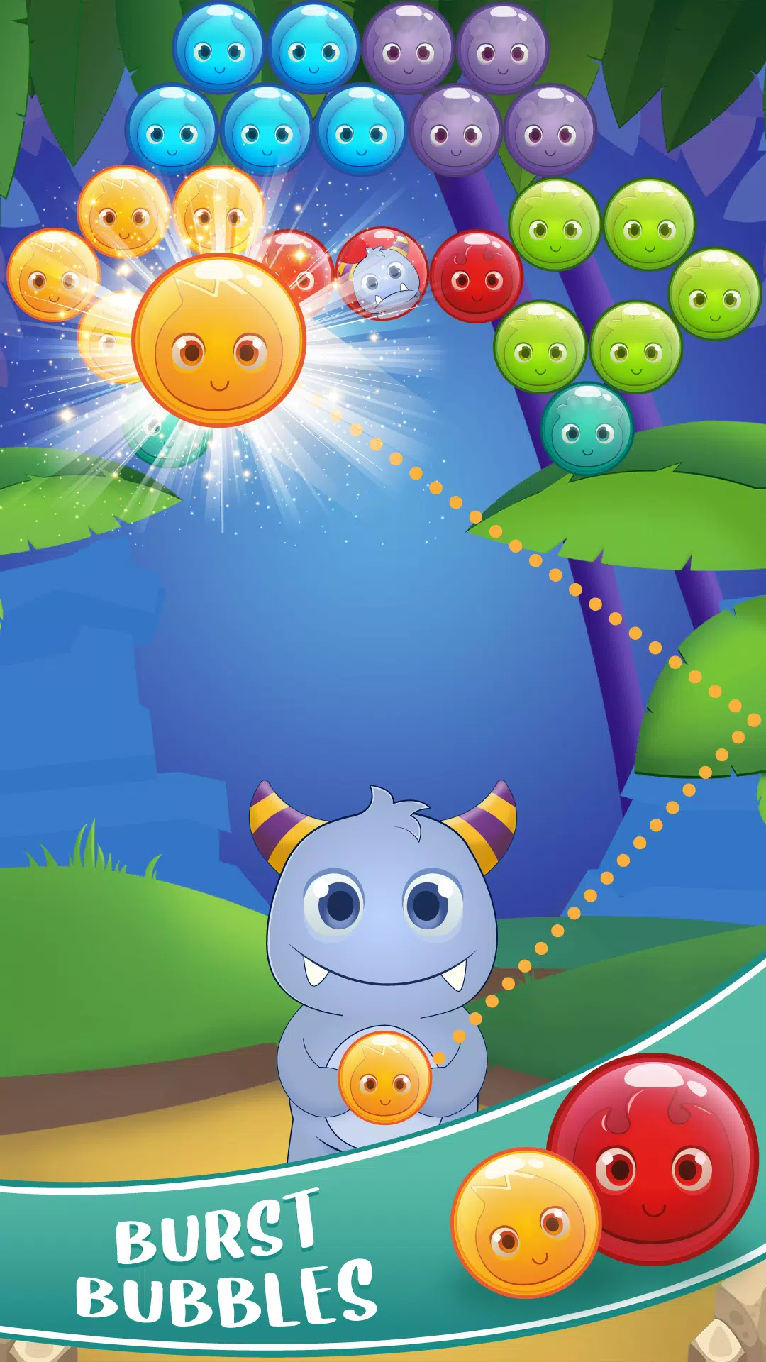 Bubble friends rescue Schermafbeelding 2