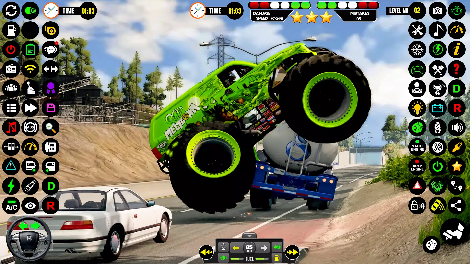 4x4 Monster Truck Game - Derby スクリーンショット 2