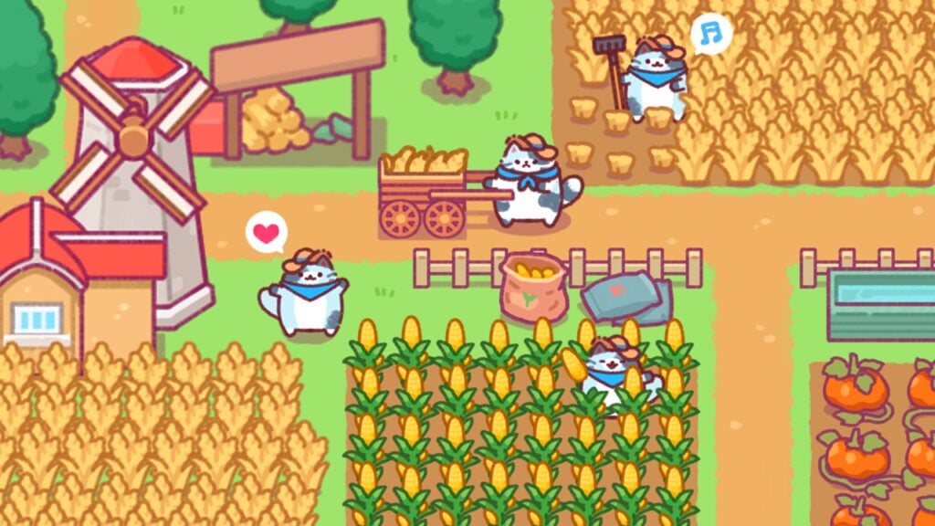 Cute Farm Thrives in Cozy Cat Town Valley