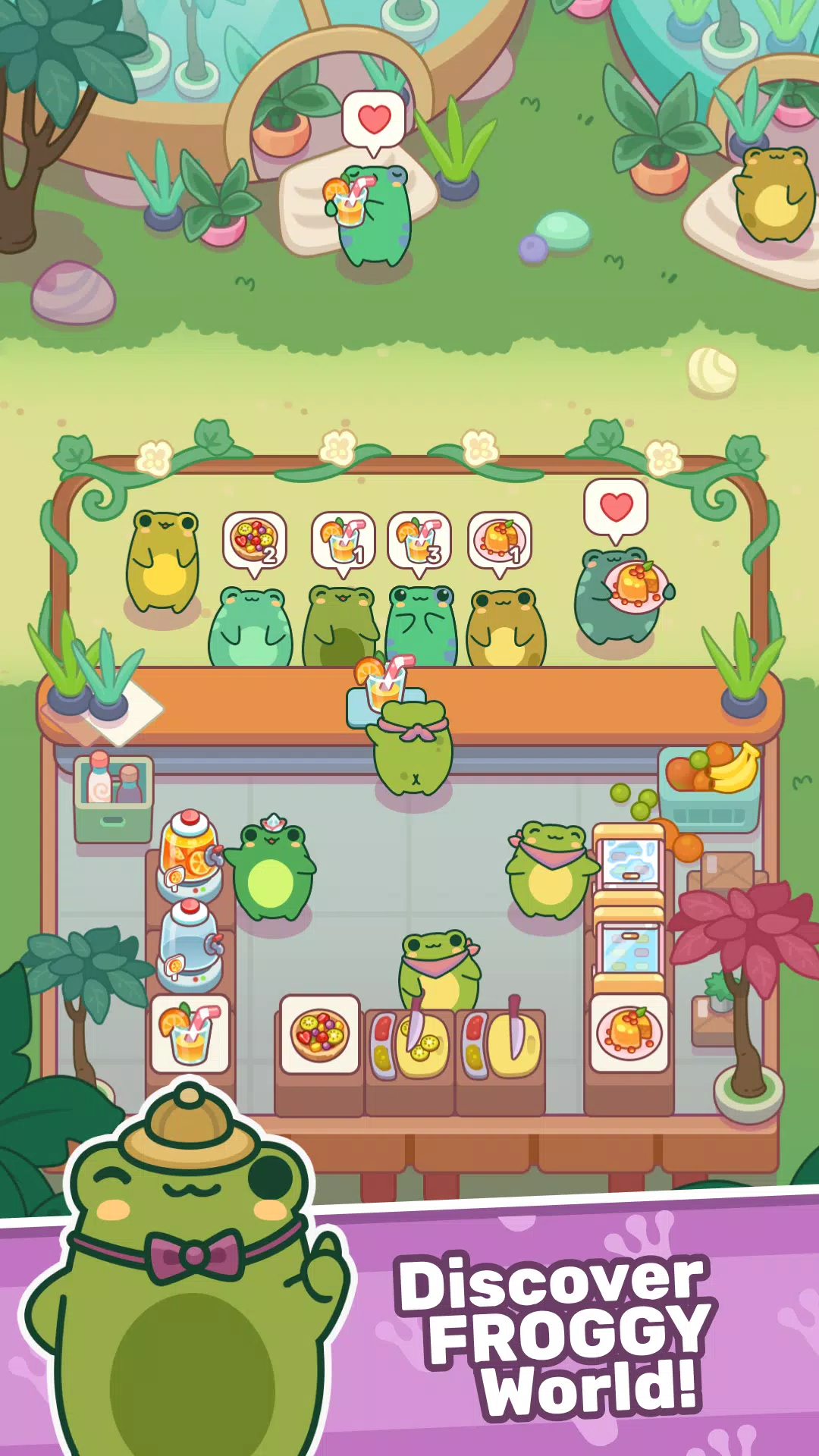 Frogs Kitchen Captura de tela 3