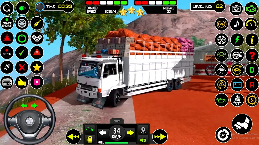 US Mud Truck Transport Game 3D Zrzut ekranu 2