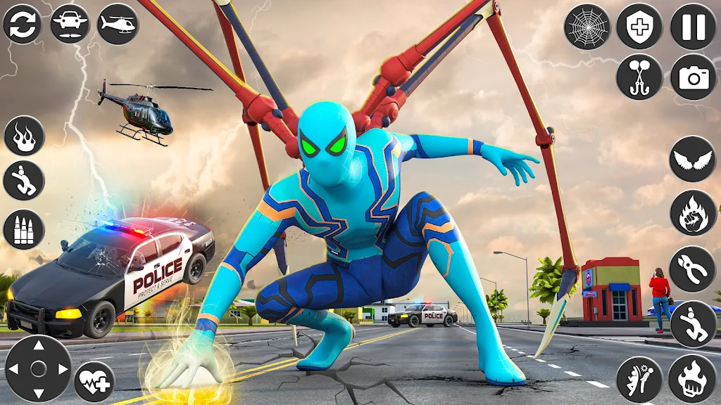 Schermata Rope Hero Game- Spider Game 3D 3