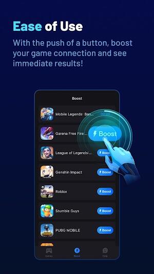 Gear UP Booster android အတွက် mod apk