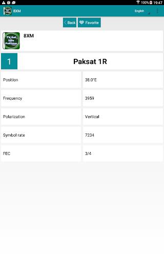 TV Sat Info Pakistan Schermafbeelding 1