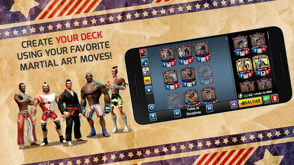 MMA Federation - Card Battler 스크린샷 3