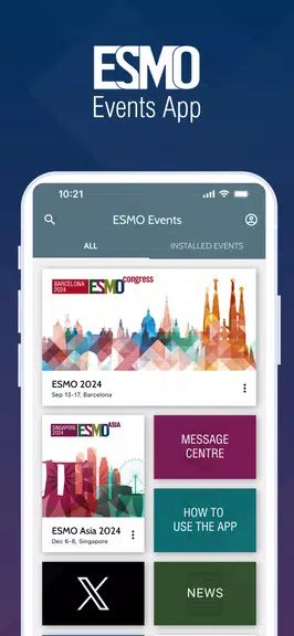 ESMO Events Screenshot 1