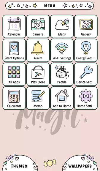 Unicorn Magic Theme Скриншот 2
